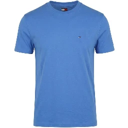 Blue Recycled Cotton T-Shirt