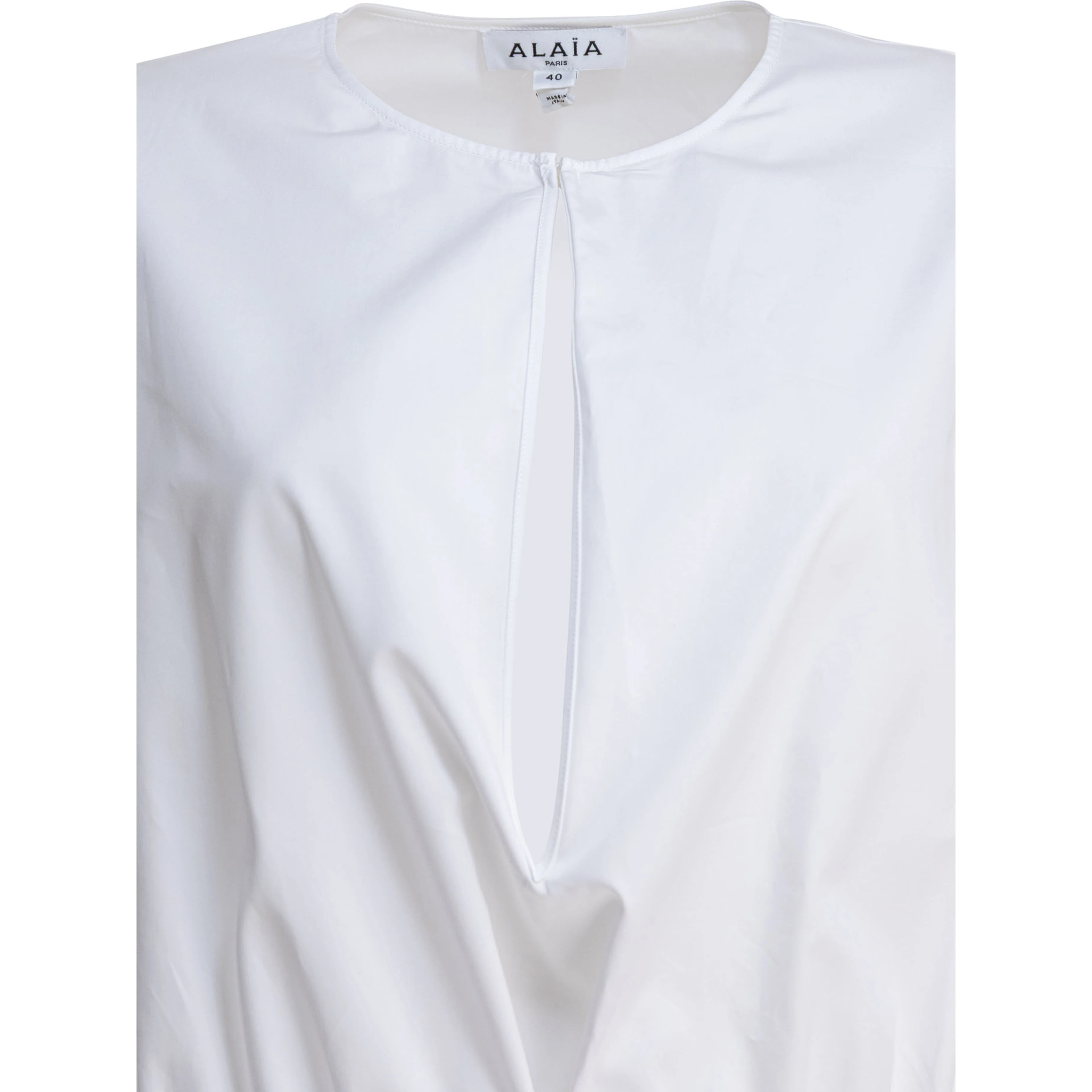 Cotton poplin dress