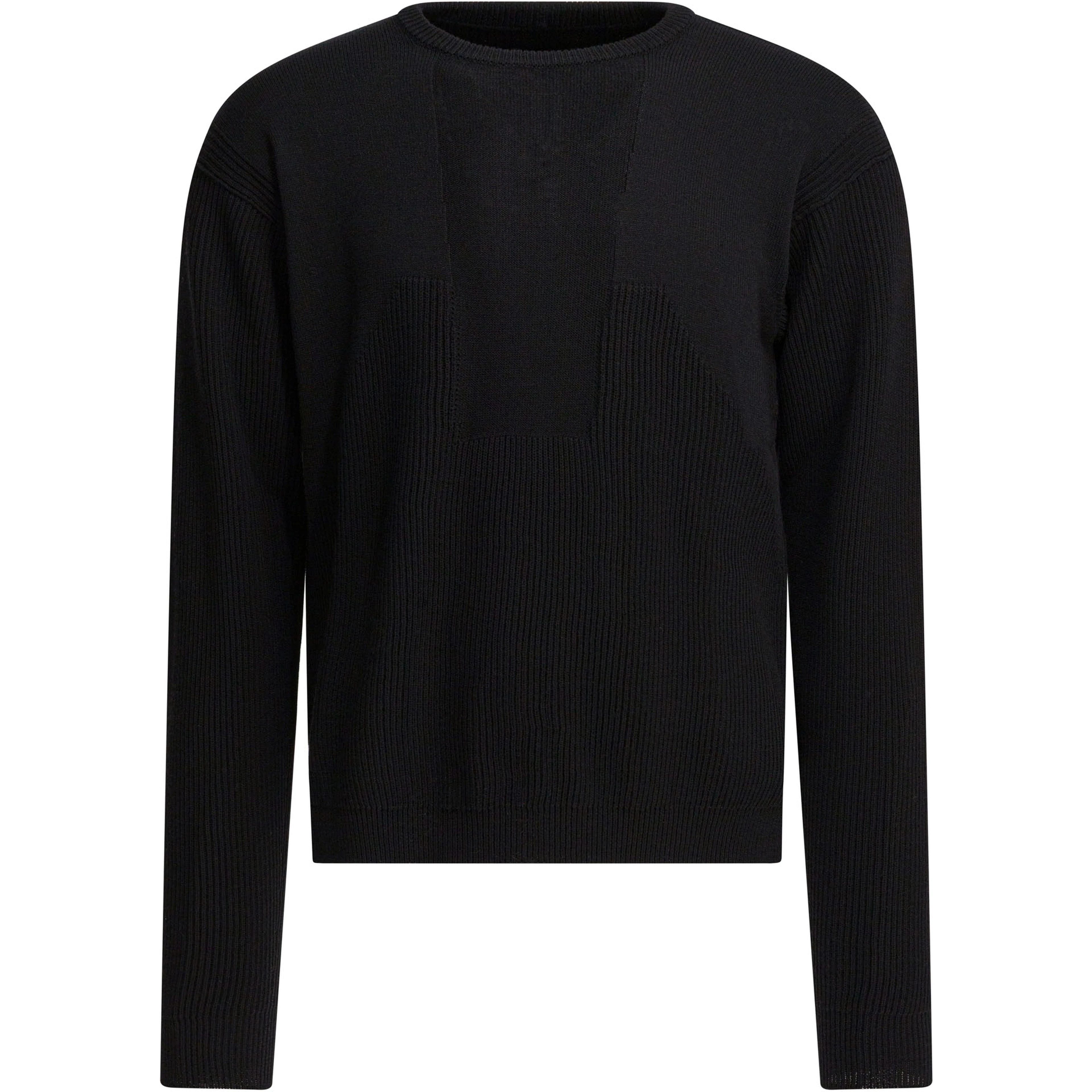 Virgin wool crewneck sweater