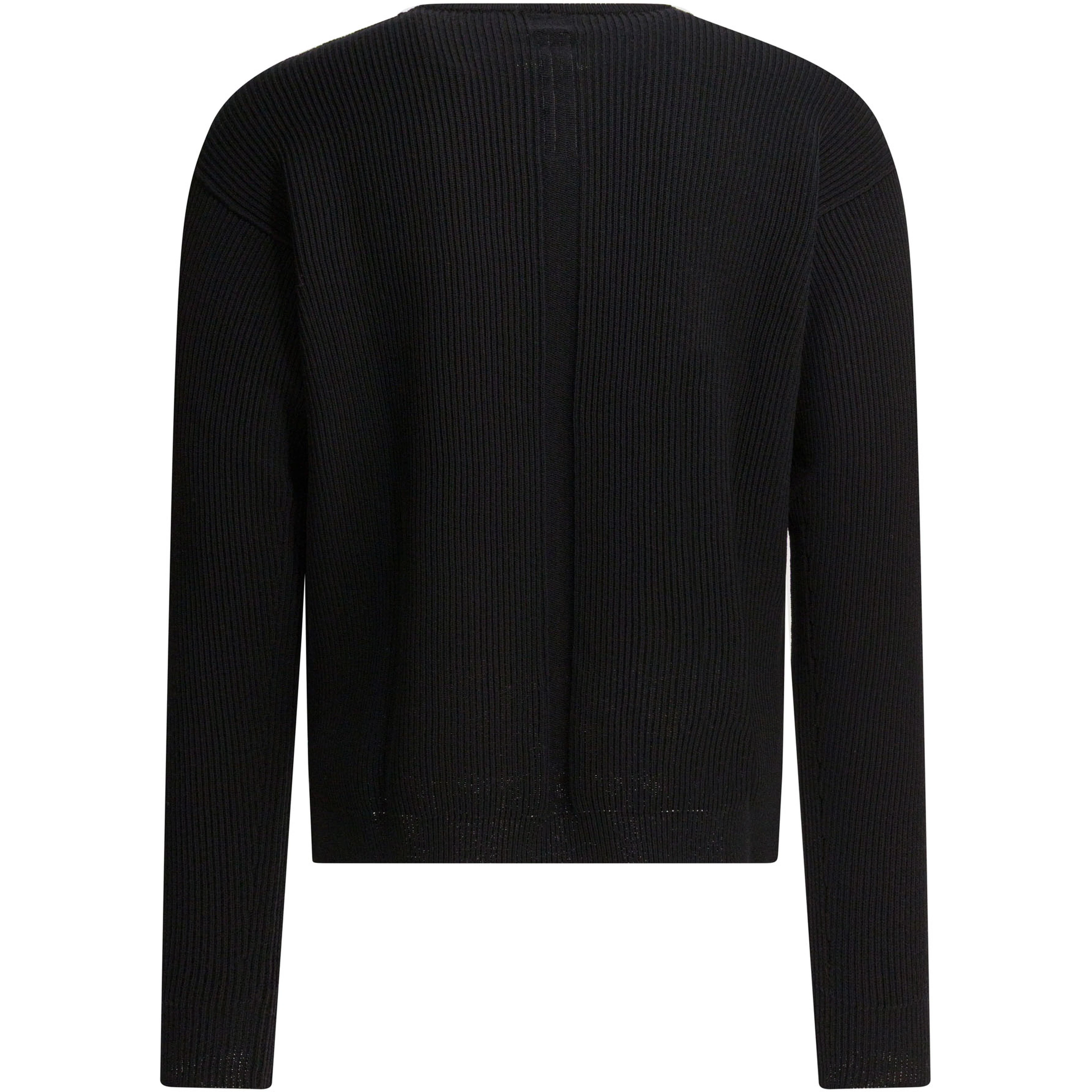 Virgin wool crewneck sweater