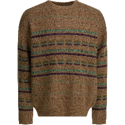 Wool-blend crewneck sweater