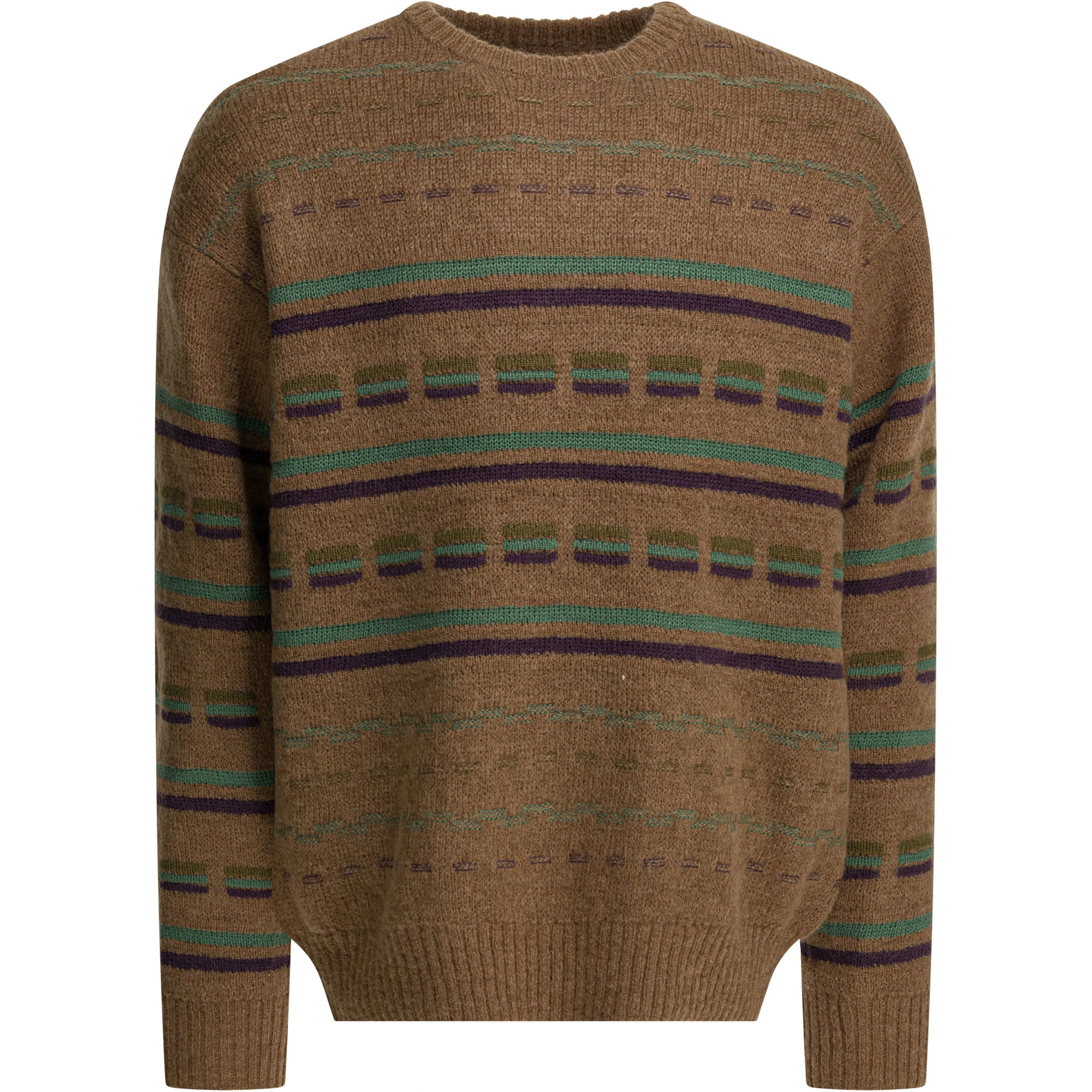 Wool-blend crewneck sweater