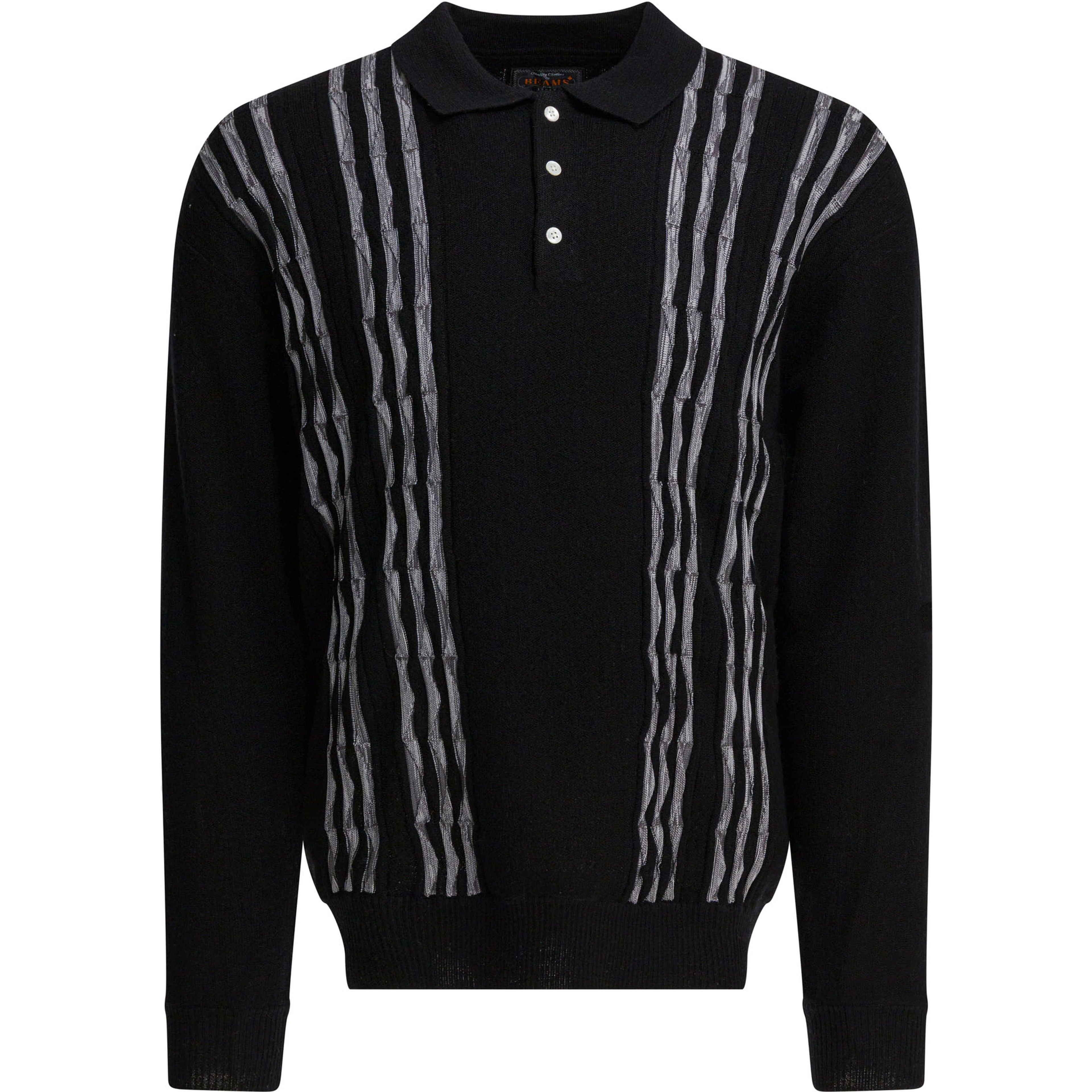 Wool polo sweater