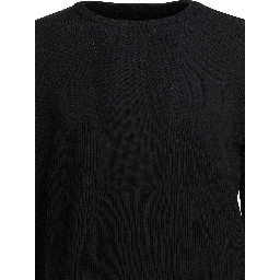 Virgin wool crewneck sweater