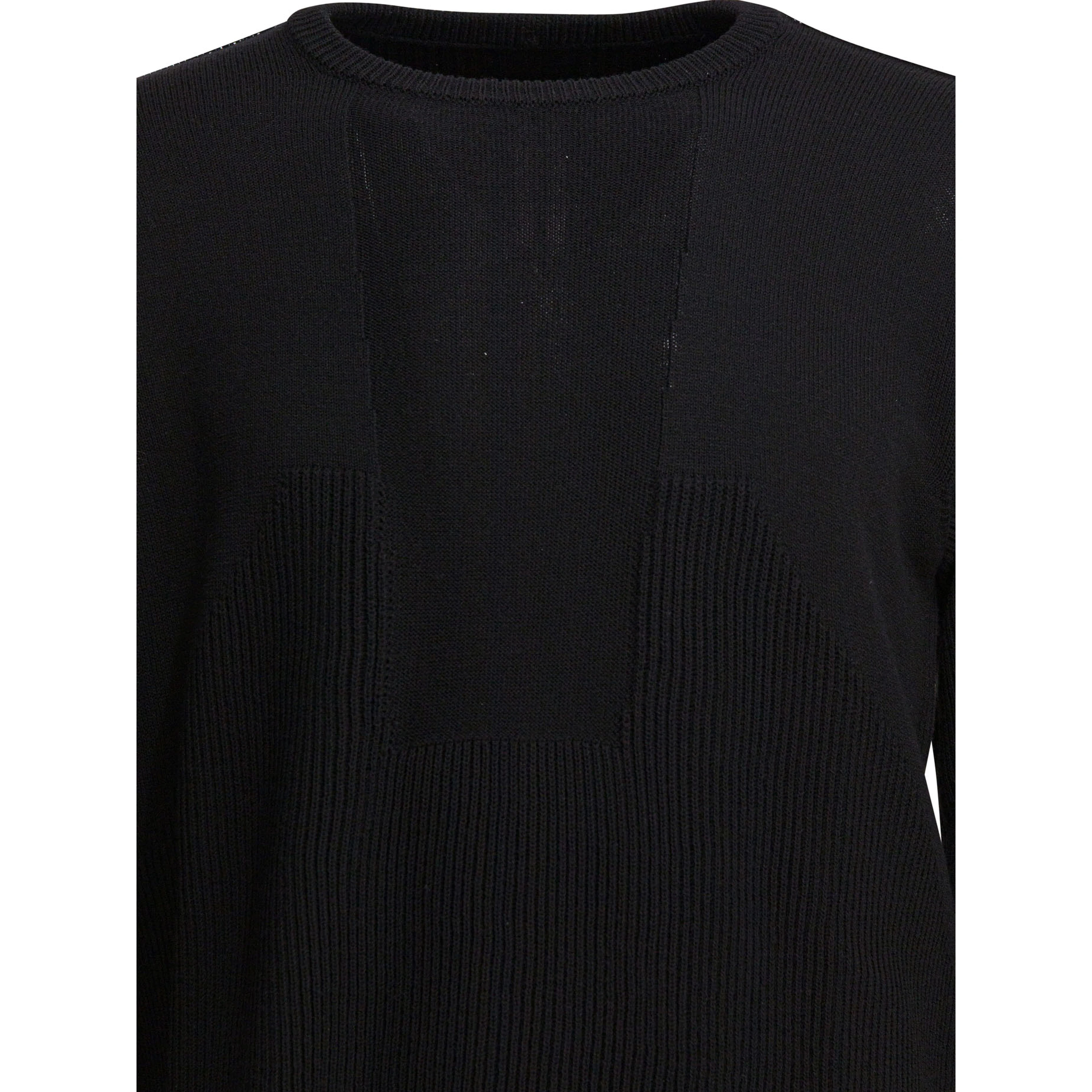 Virgin wool crewneck sweater
