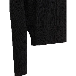 Virgin wool crewneck sweater