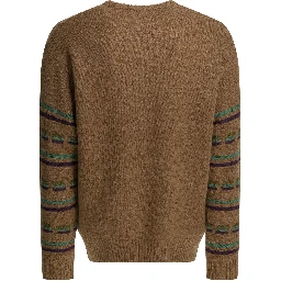 Wool-blend crewneck sweater