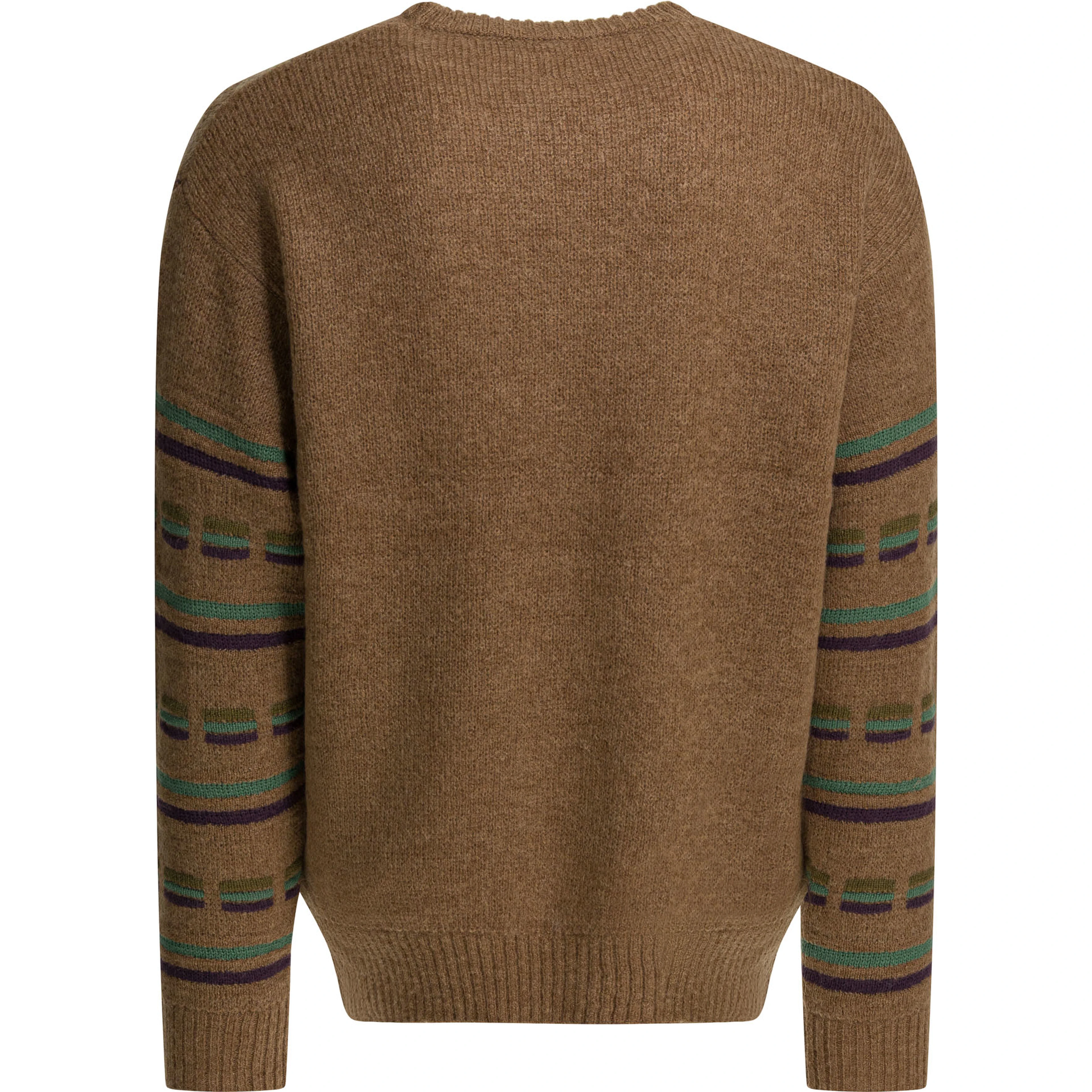 Wool-blend crewneck sweater