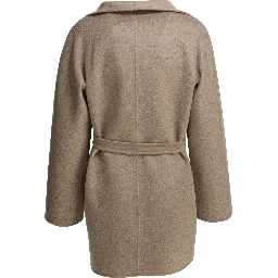 Short cashmere coat