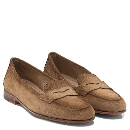 "Carla" suede loafers
