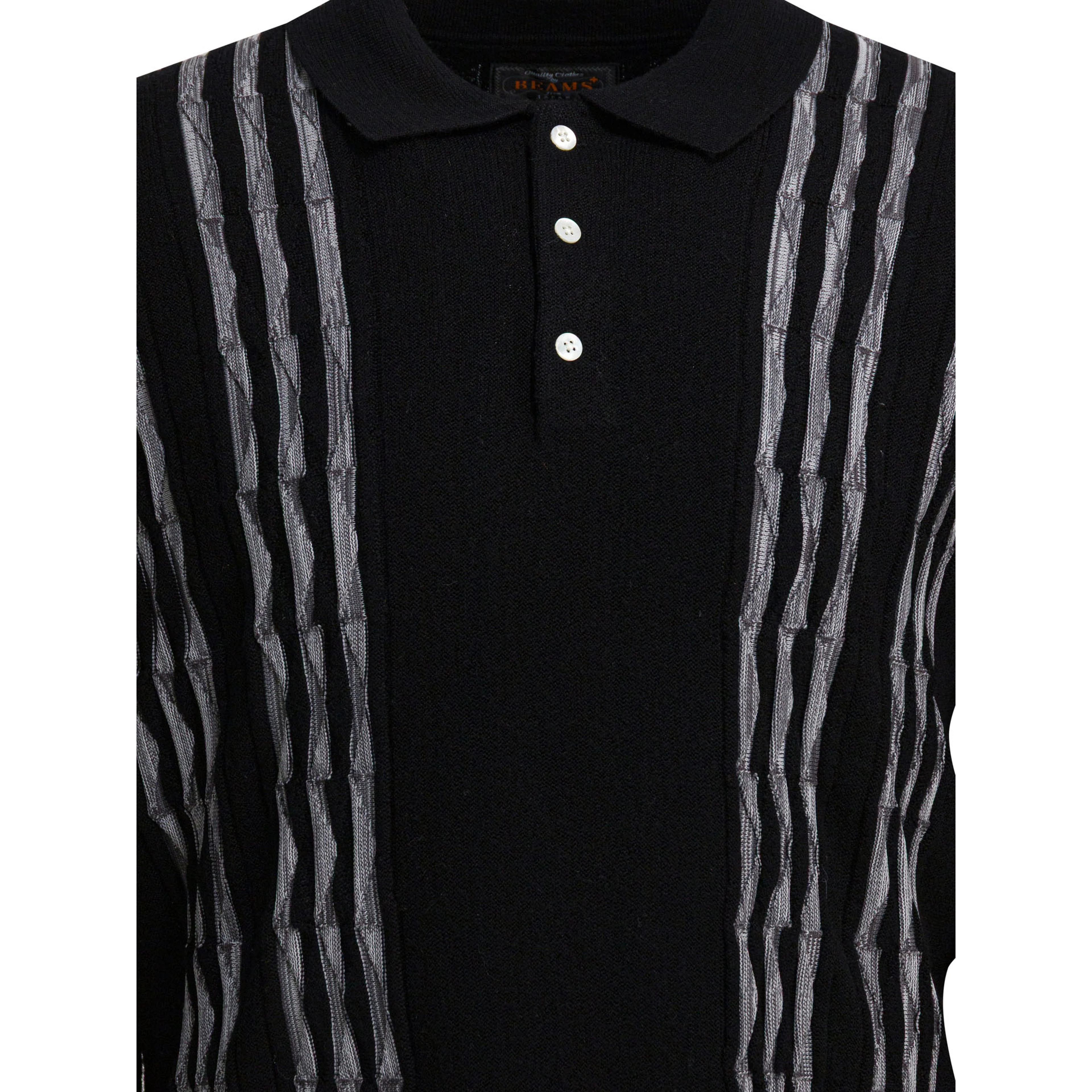 Wool polo sweater