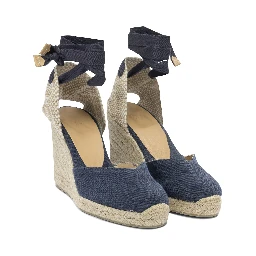 "Chiara 90MM" Heeled Espadrilles
