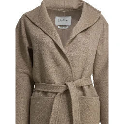 Short cashmere coat