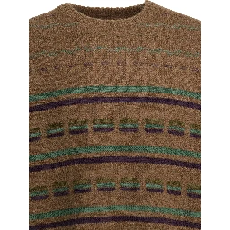 Wool-blend crewneck sweater