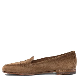 "Carla" suede loafers