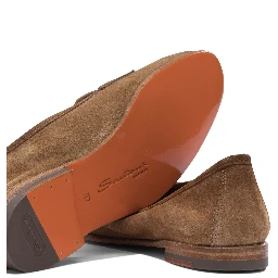 "Carla" suede loafers
