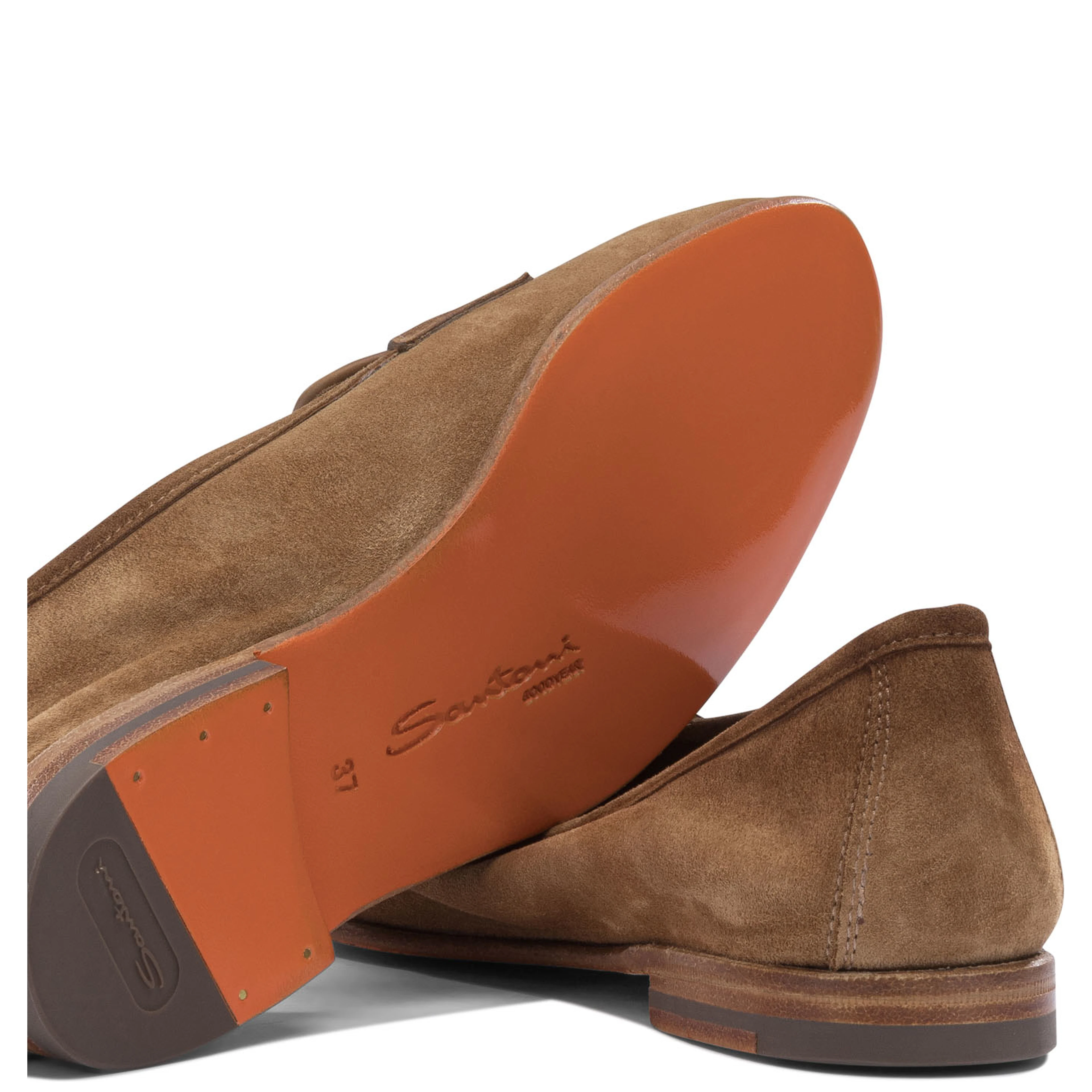 "Carla" suede loafers