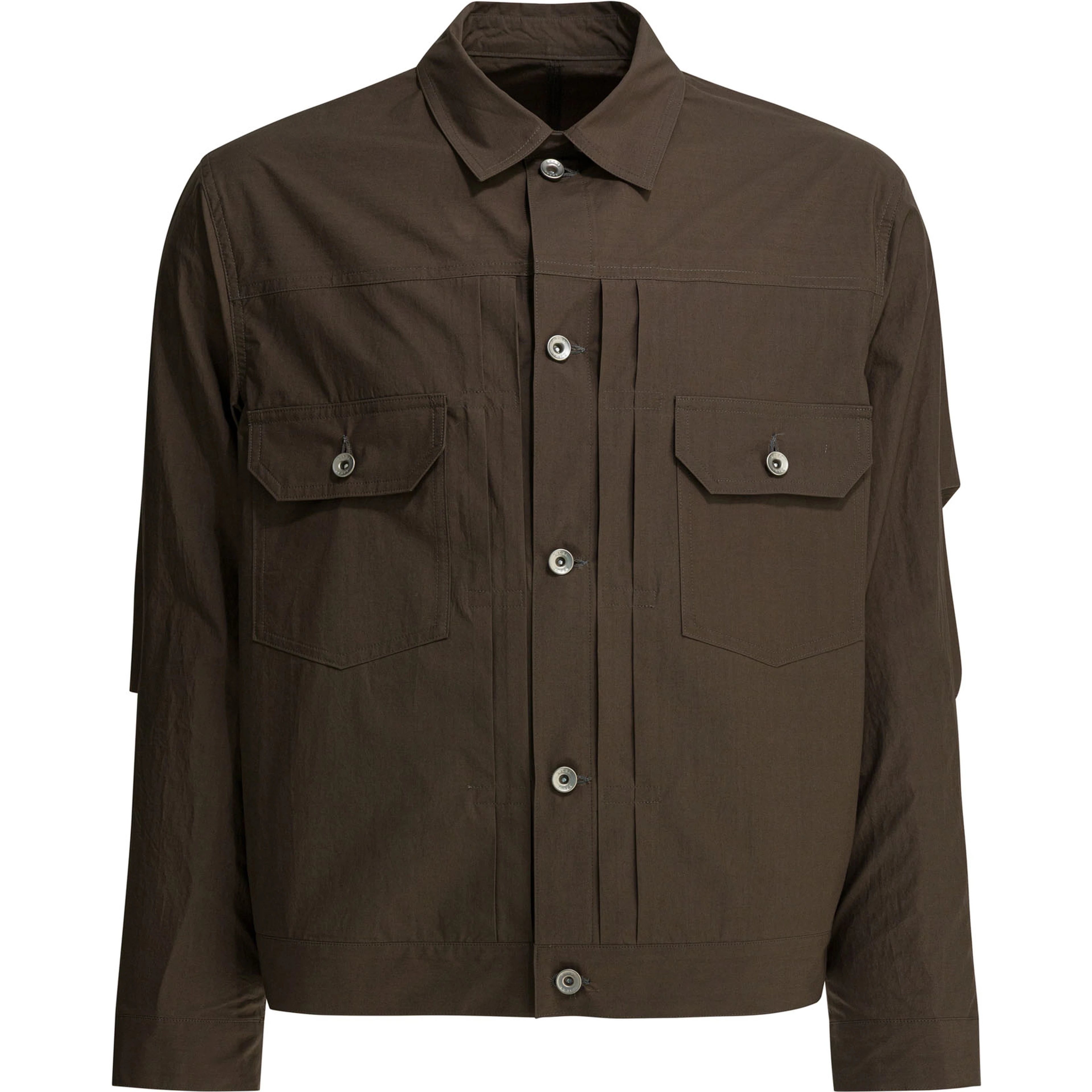 "Typewriter" overshirt jacket
