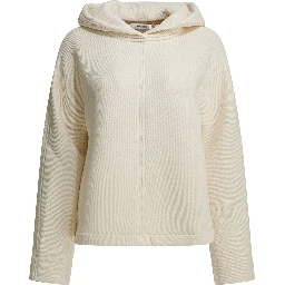 Hooded sweatshirt with tone-on-tone logo