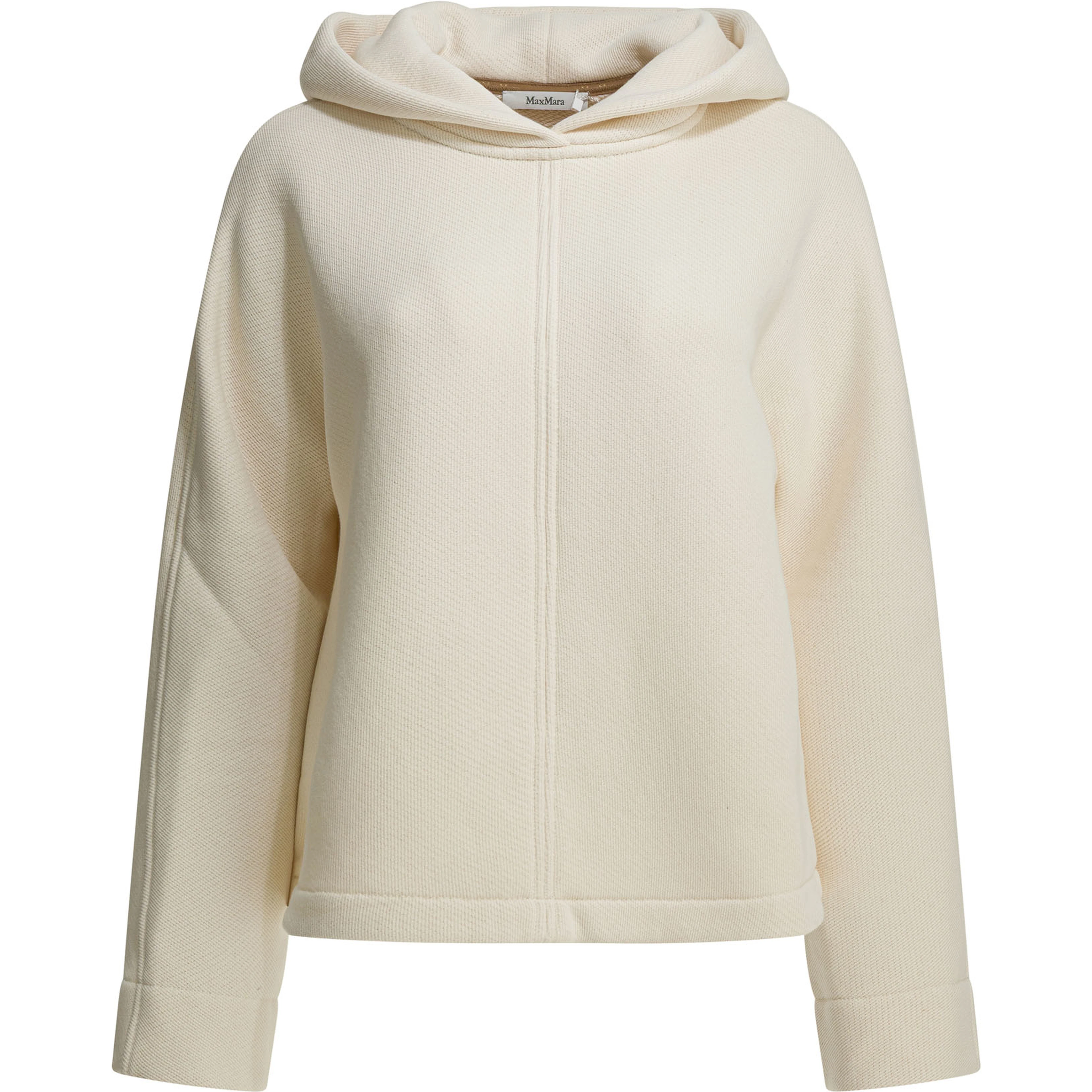 Hooded sweatshirt with tone-on-tone logo