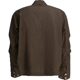 "Typewriter" overshirt jacket