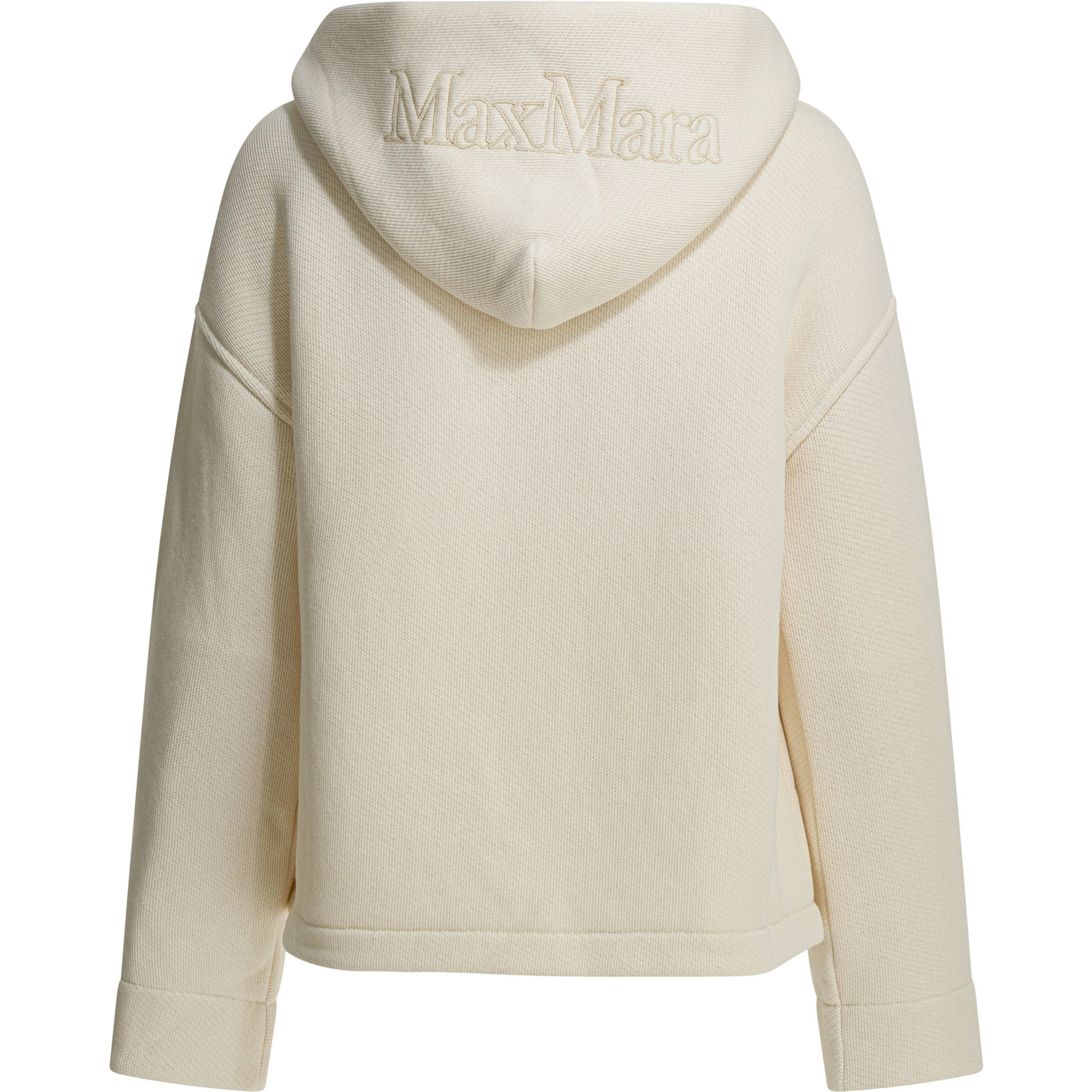 Hooded sweatshirt with tone-on-tone logo