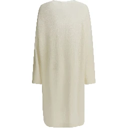 Silk blend long cardigan