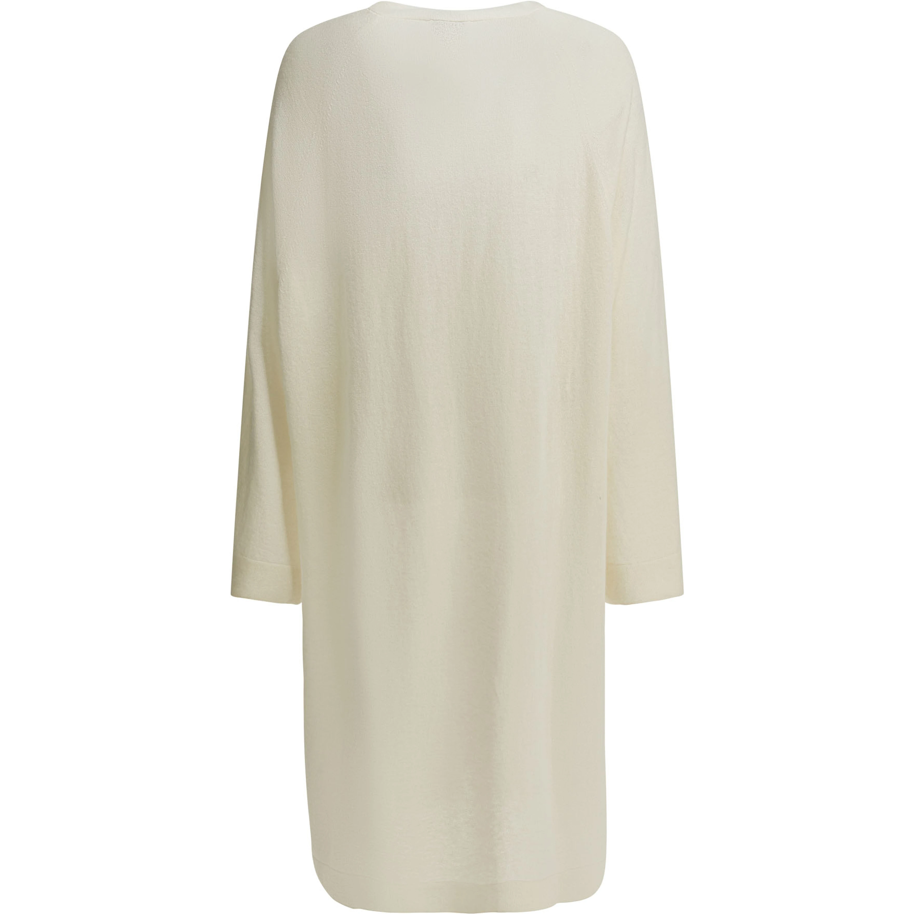 Silk blend long cardigan