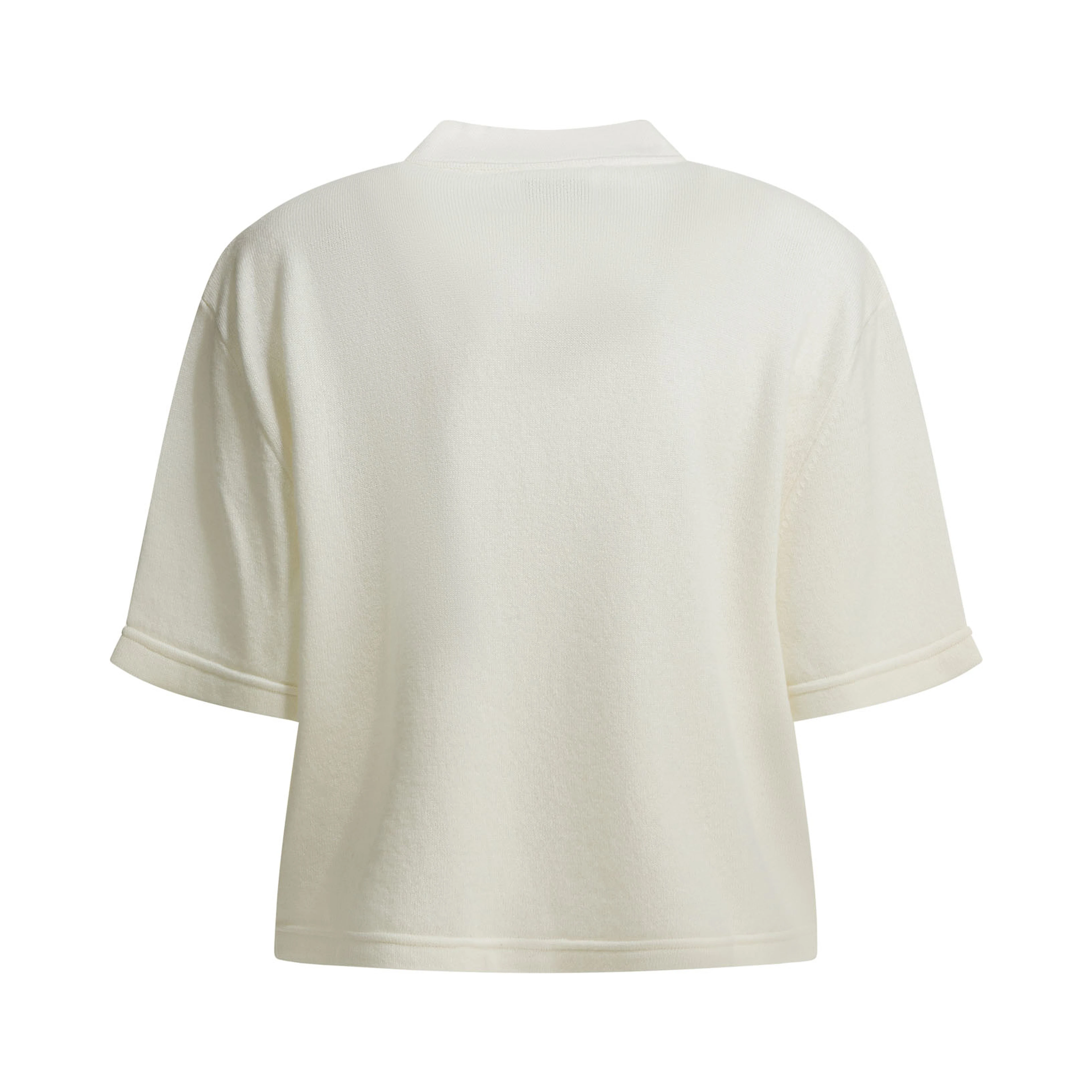 Cashmere cropped sweater