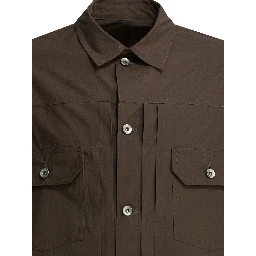 "Typewriter" overshirt jacket