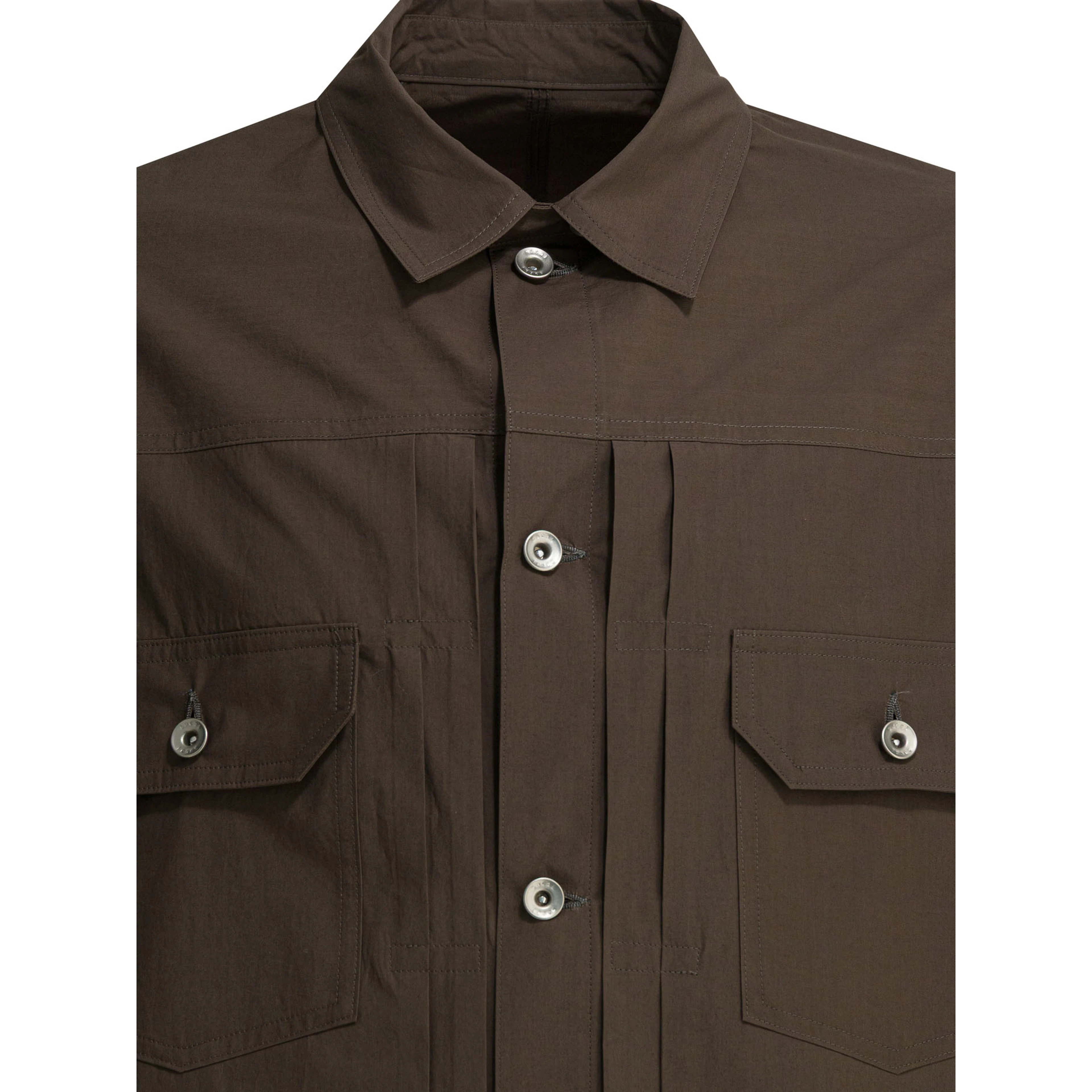 "Typewriter" overshirt jacket