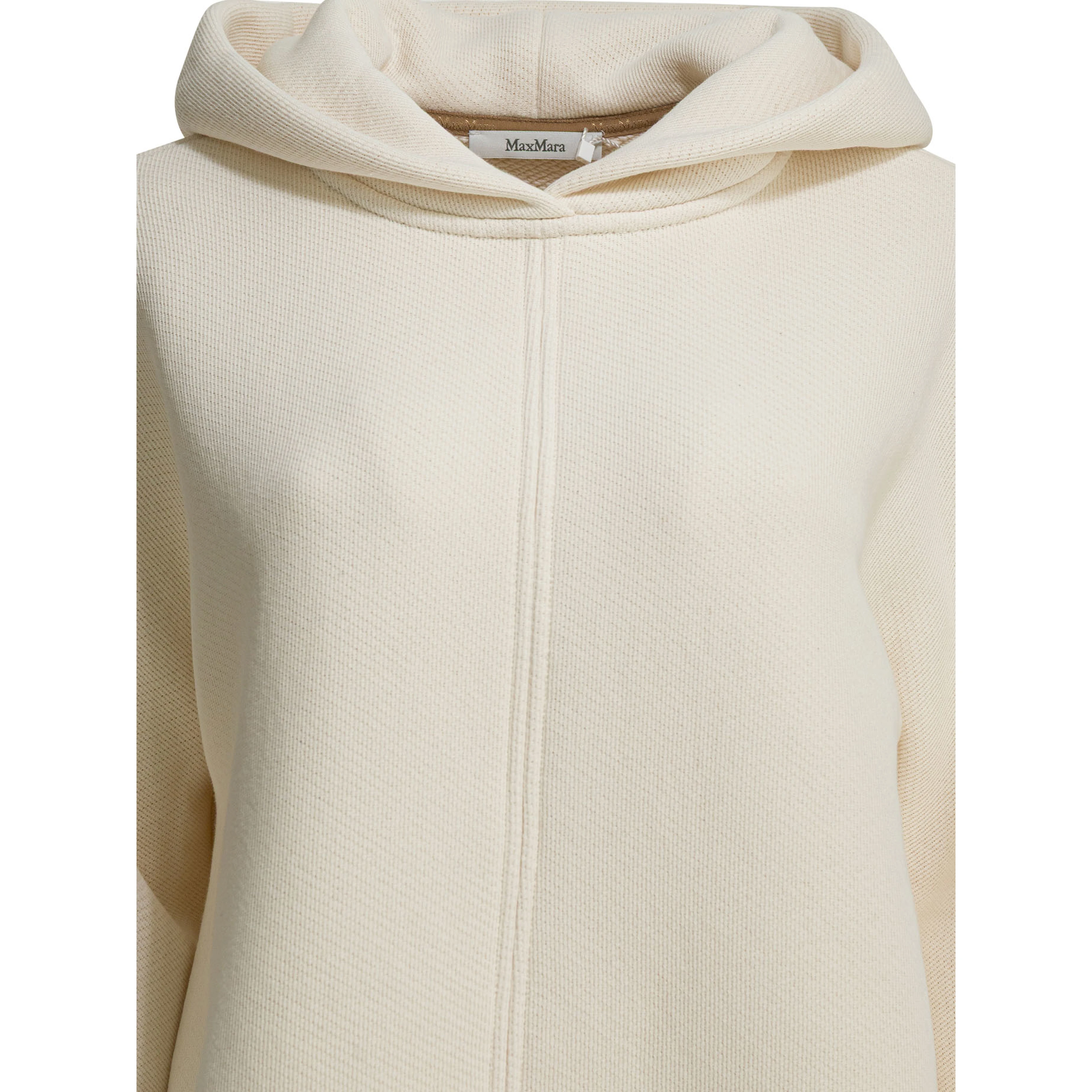 Hooded sweatshirt with tone-on-tone logo