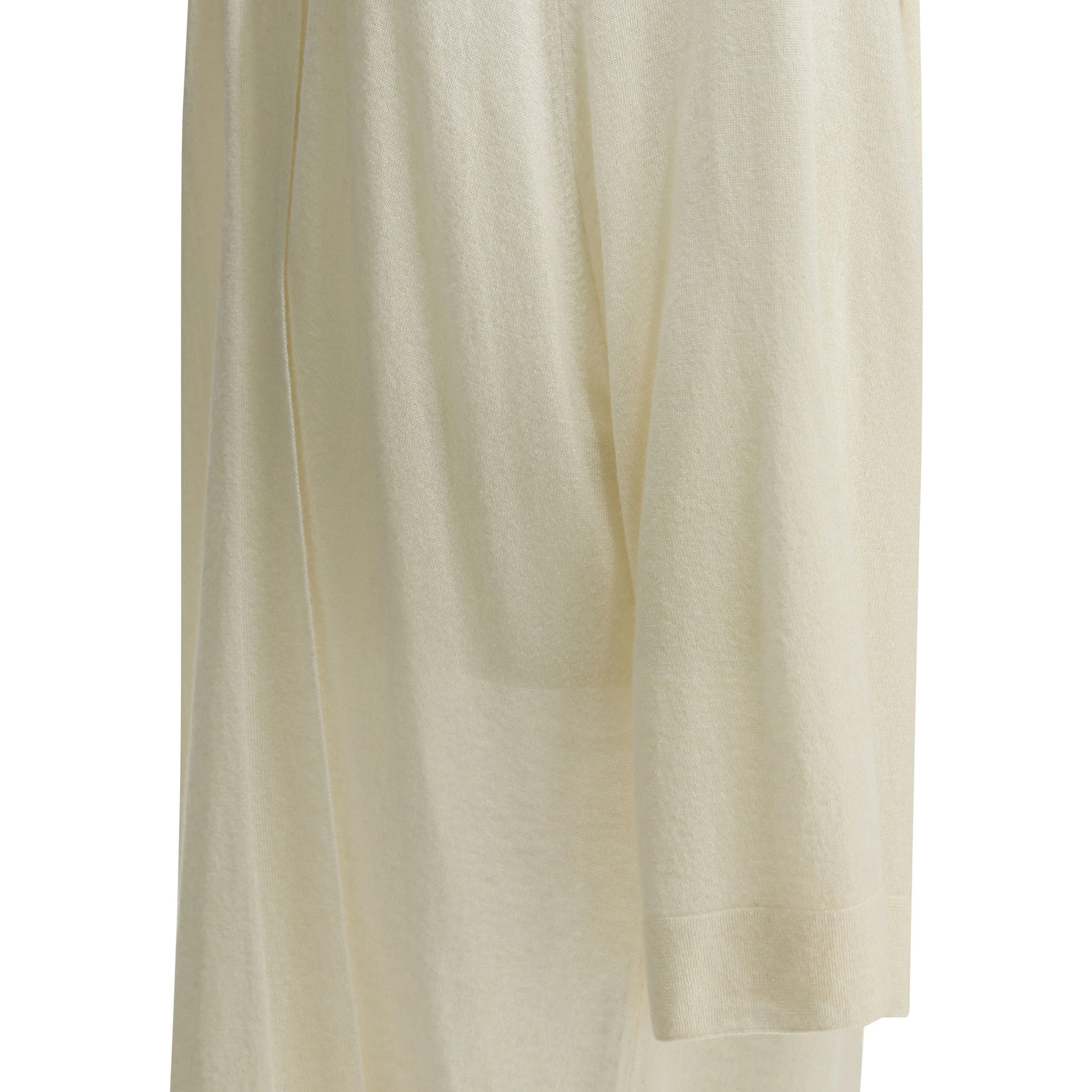 Silk blend long cardigan
