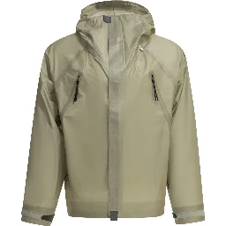 "0 3L" raincoat