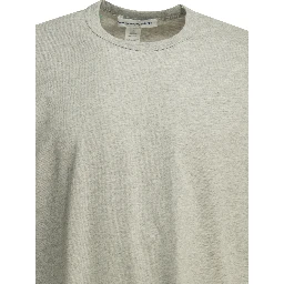 Crew-neck T-shirt with reverse logo