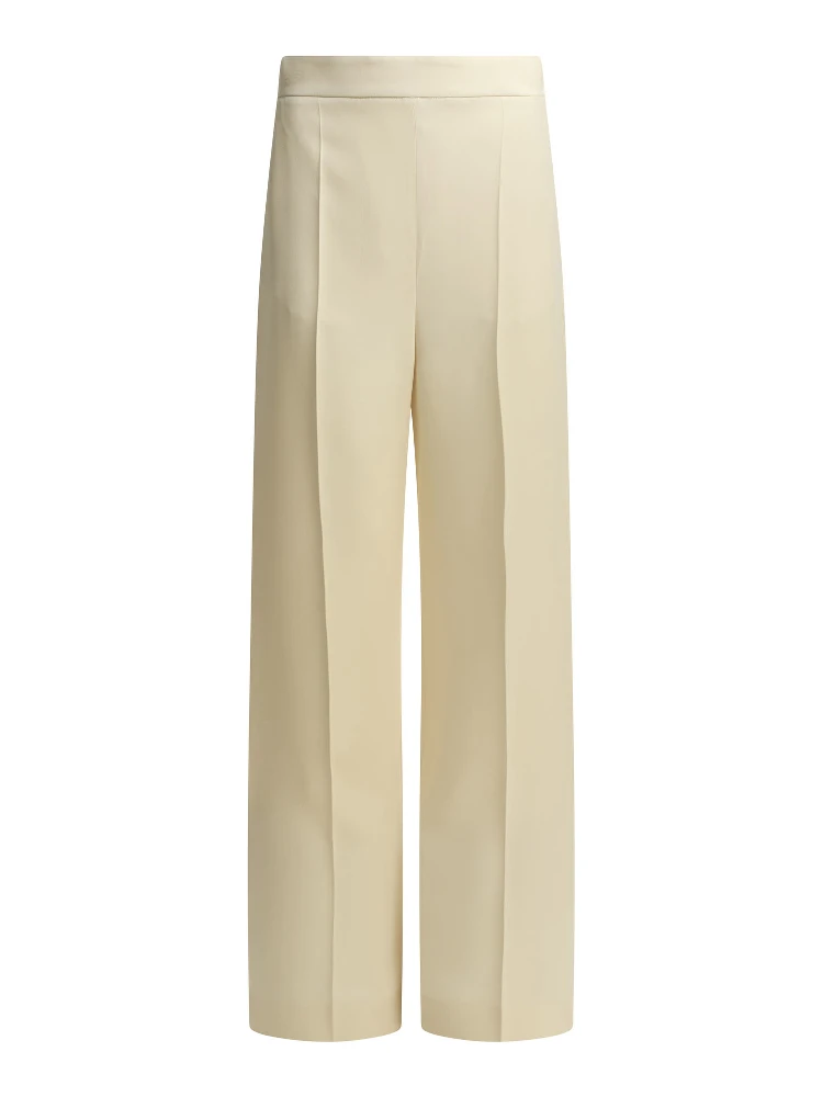 Silk tailored pants