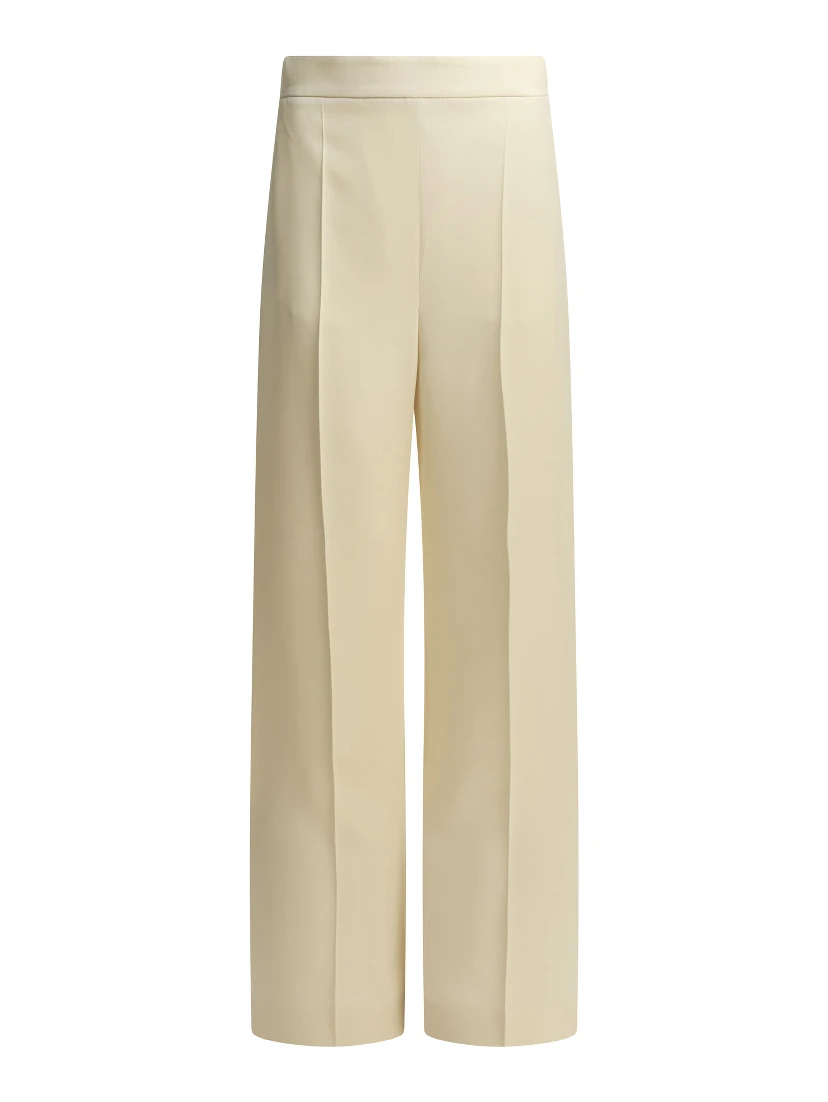 Silk tailored pants