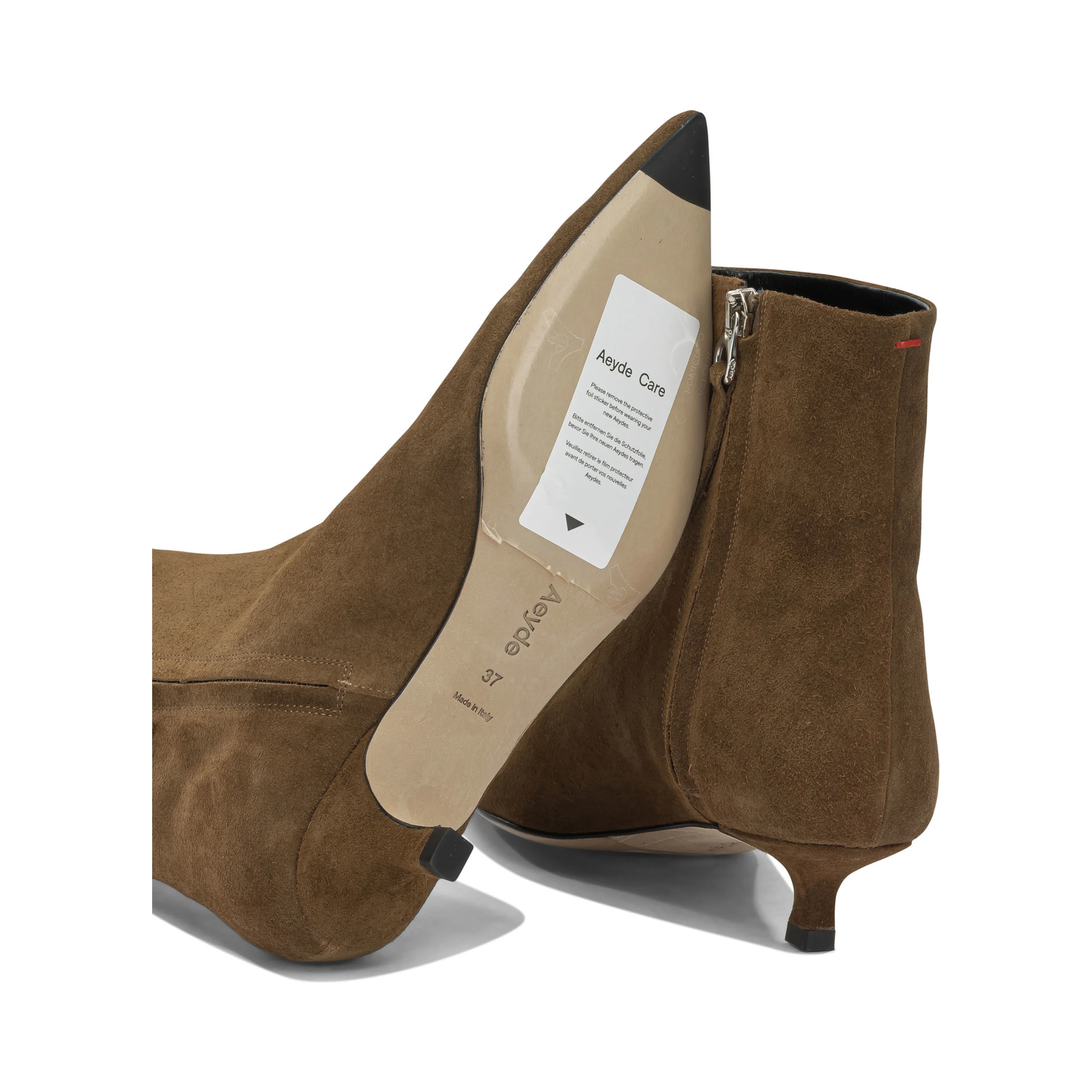 "Sofie" zippered ankle boots