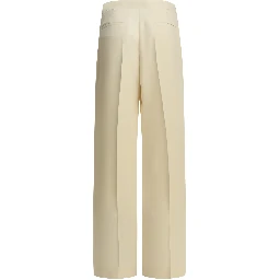 Silk tailored pants