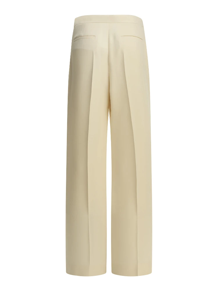 Silk tailored pants alternative