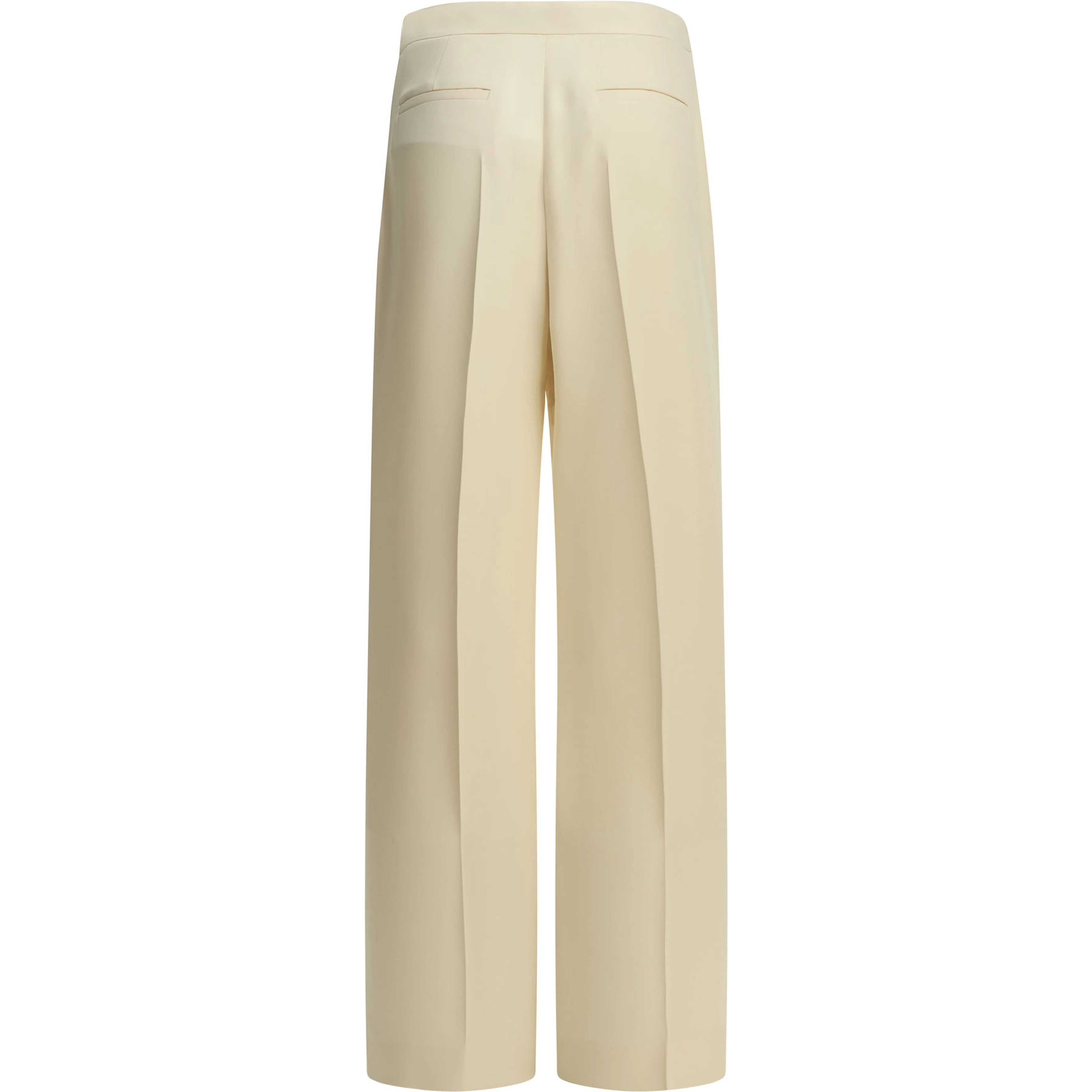 Silk tailored pants