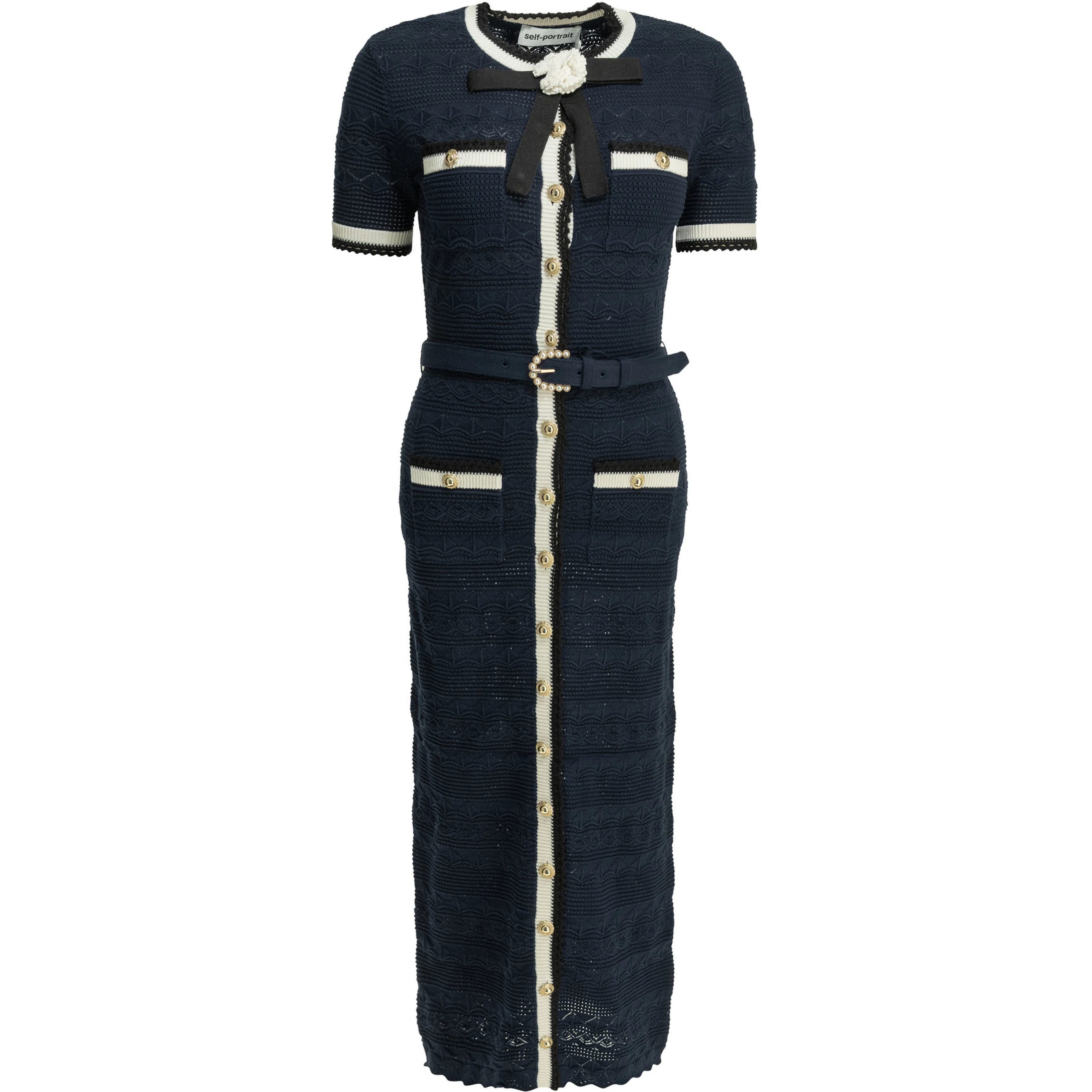 Knit midi dress