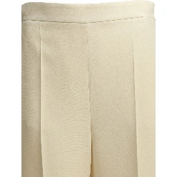Silk tailored pants