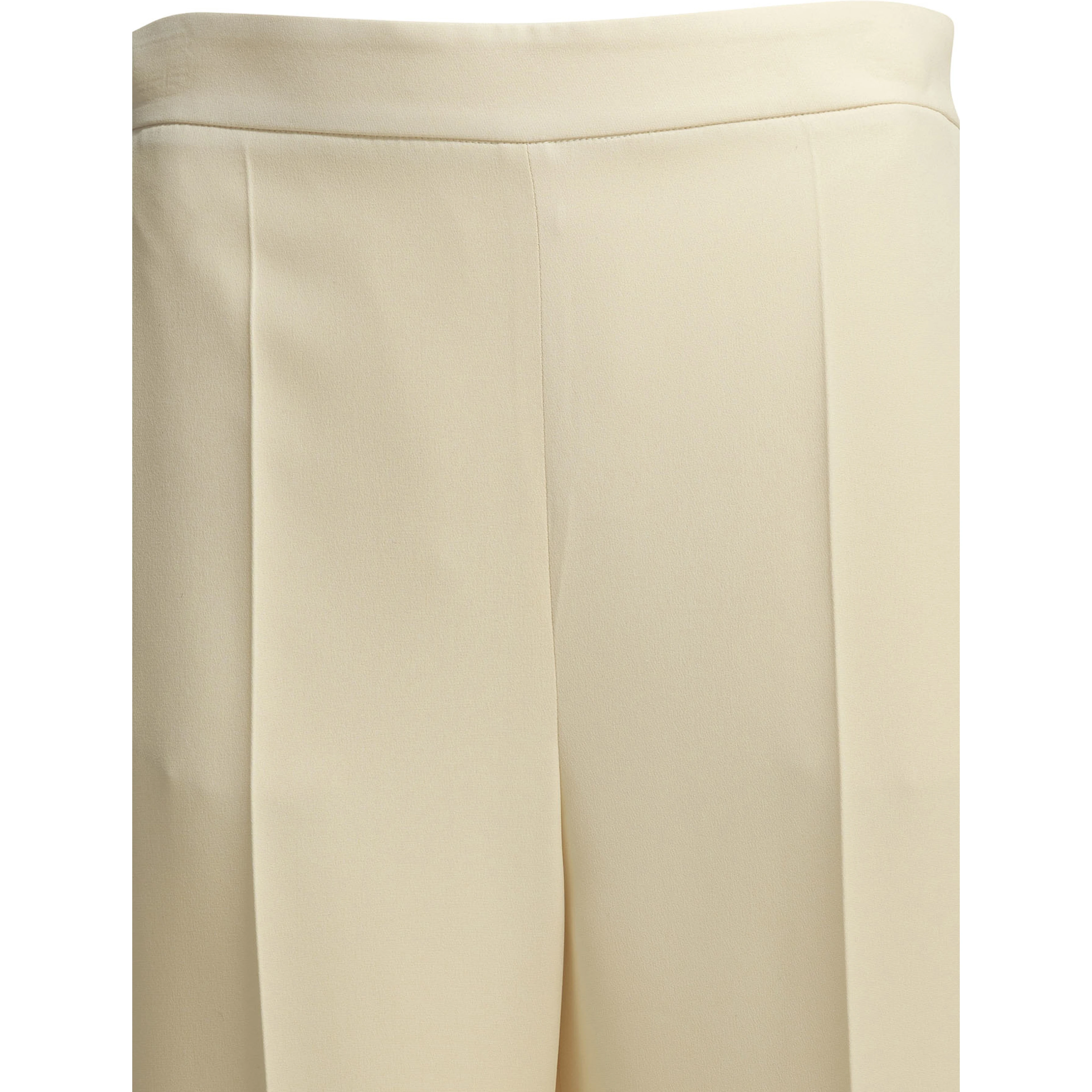 Silk tailored pants