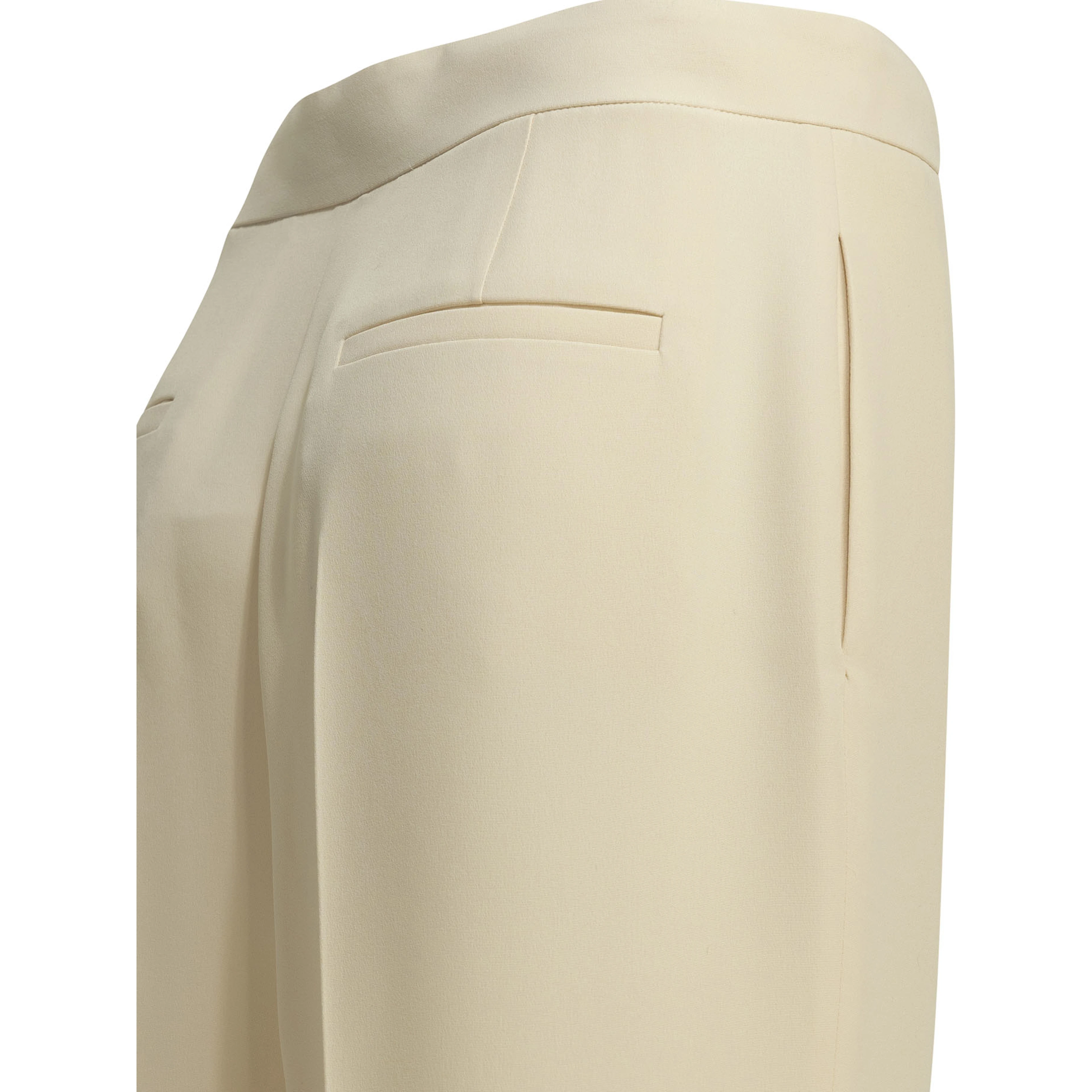 Silk tailored pants