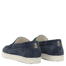 Suede loafers