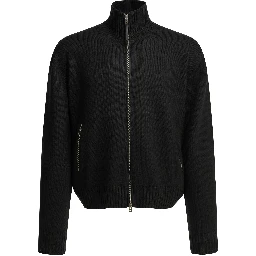 Wool Sweater with a Zipper
