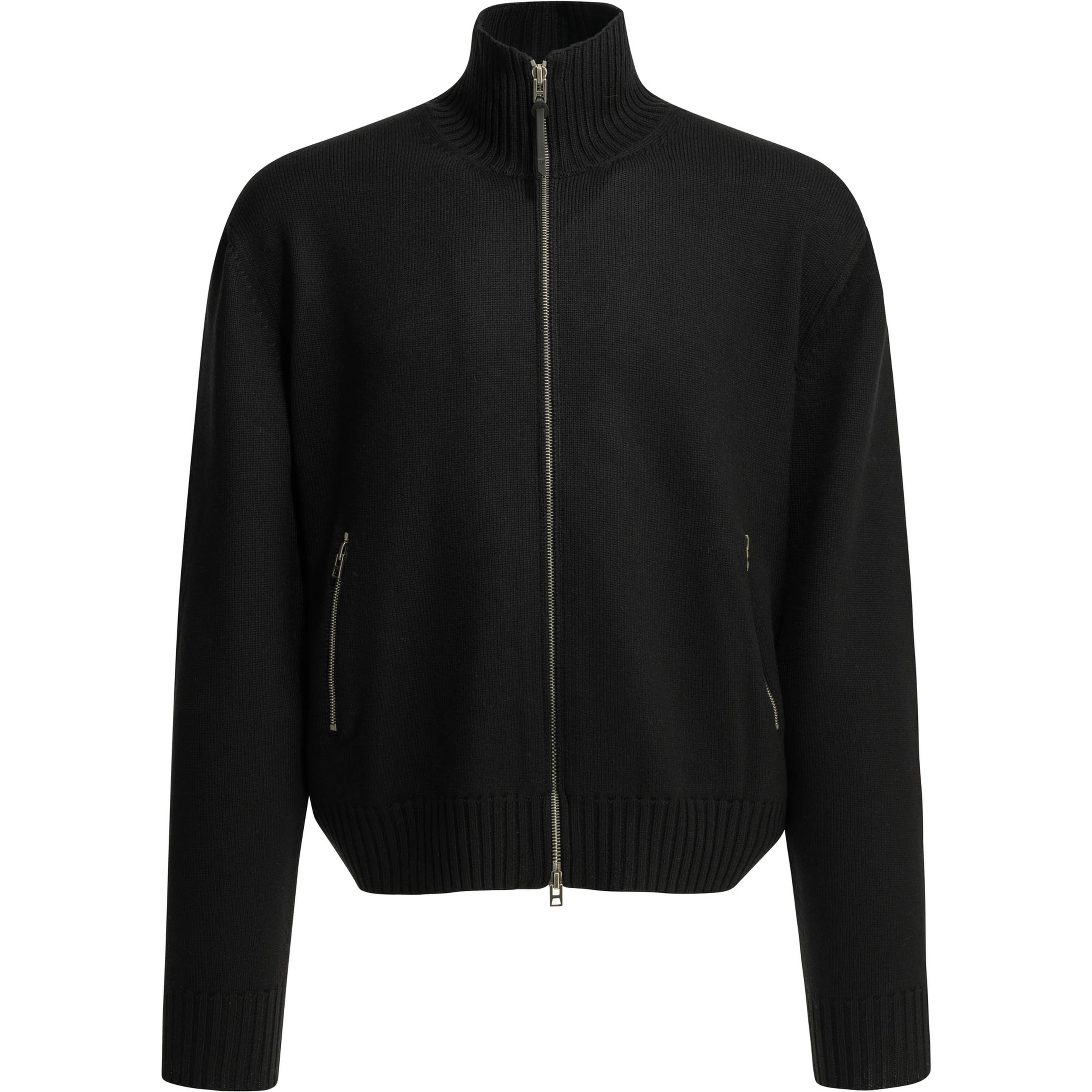 Wool Sweater with a Zipper