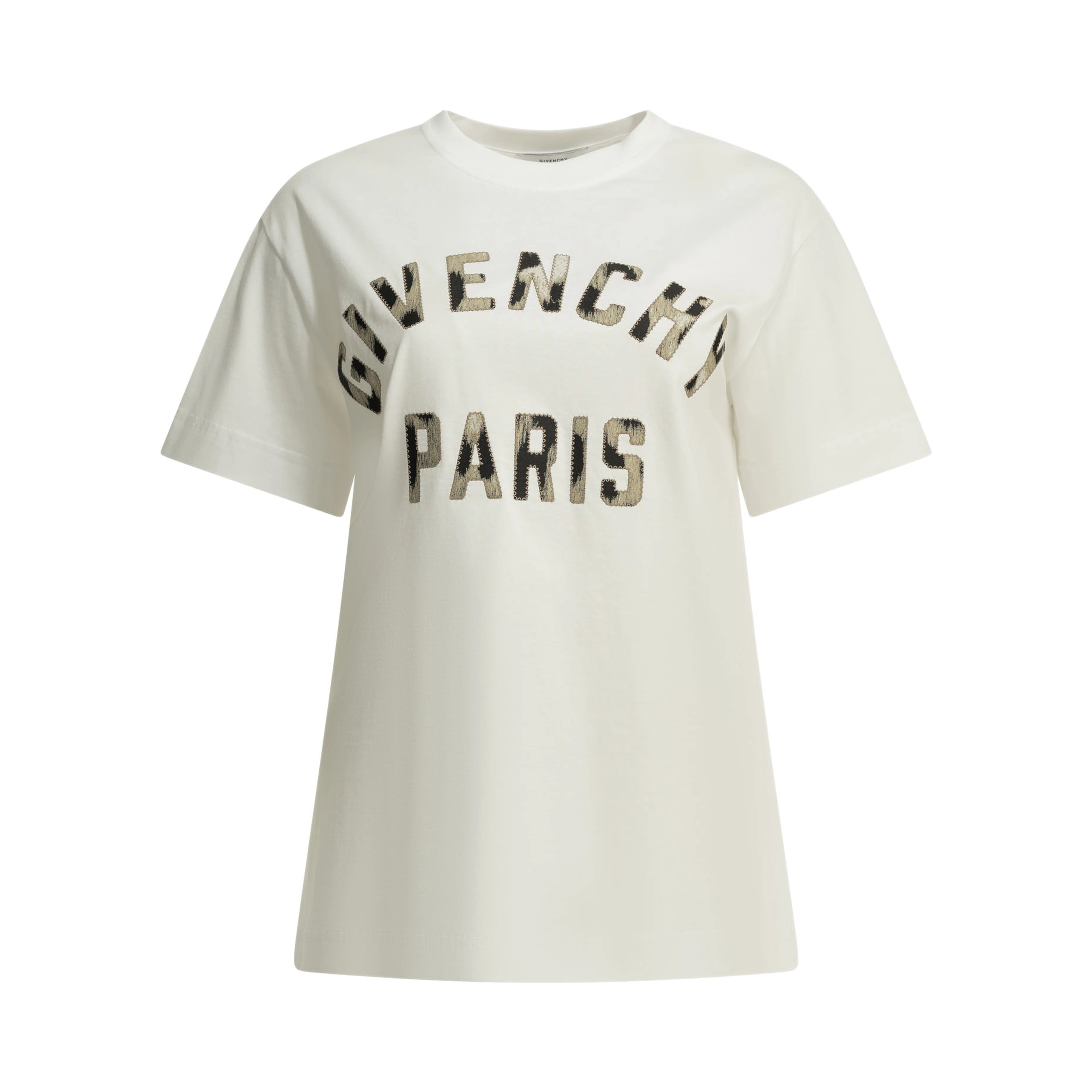 "Givenchy Paris" Crew-Neck T-Shirt