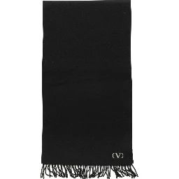"VLogo" Fringed Scarf